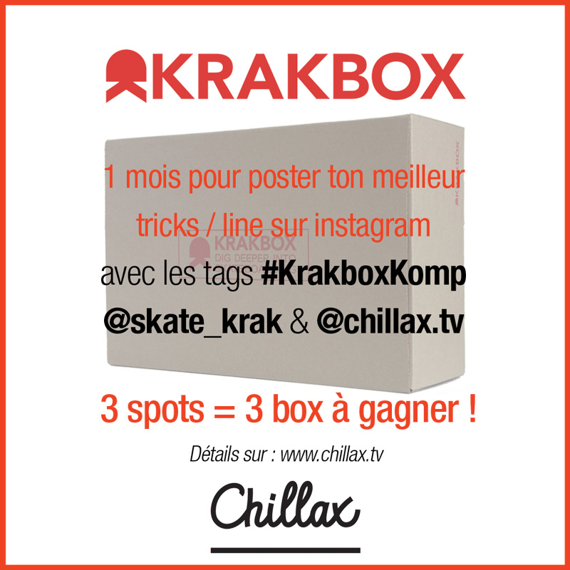 #KrakboxKomp @chillax.tv @skate_krak
