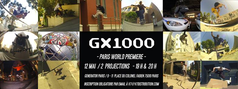 World premiere GX 100 x Thrasher magazine 12 mai 2016 Paris